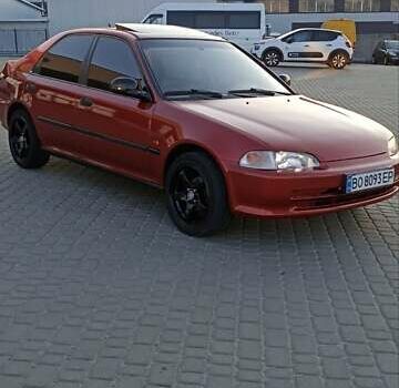 Красный Хонда Цивик, объемом двигателя 1.5 л и пробегом 5 тыс. км за 3200 $, фото 1 на Automoto.ua
