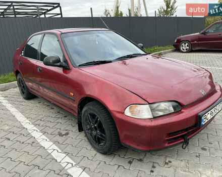Красный Хонда Цивик, объемом двигателя 1.5 л и пробегом 401 тыс. км за 2500 $, фото 1 на Automoto.ua