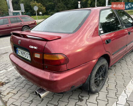 Красный Хонда Цивик, объемом двигателя 1.5 л и пробегом 401 тыс. км за 2500 $, фото 7 на Automoto.ua