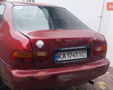 Красный Хонда Цивик, объемом двигателя 1.44 л и пробегом 467 тыс. км за 1800 $, фото 1 на Automoto.ua