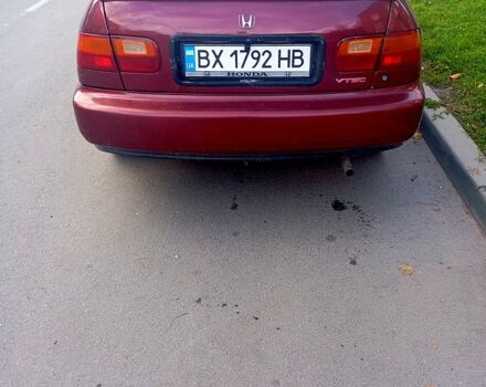 Червоний Хонда Сівік, об'ємом двигуна 1.5 л та пробігом 250 тис. км за 1500 $, фото 1 на Automoto.ua