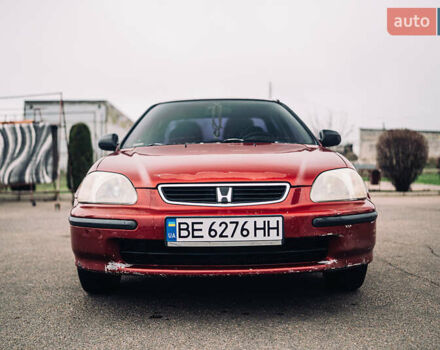 Червоний Хонда Сівік, об'ємом двигуна 1.4 л та пробігом 222 тис. км за 2800 $, фото 1 на Automoto.ua