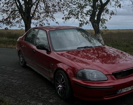 Красный Хонда Цивик, объемом двигателя 1.4 л и пробегом 326 тыс. км за 3300 $, фото 3 на Automoto.ua