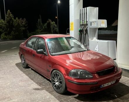 Красный Хонда Цивик, объемом двигателя 1.4 л и пробегом 326 тыс. км за 3300 $, фото 6 на Automoto.ua