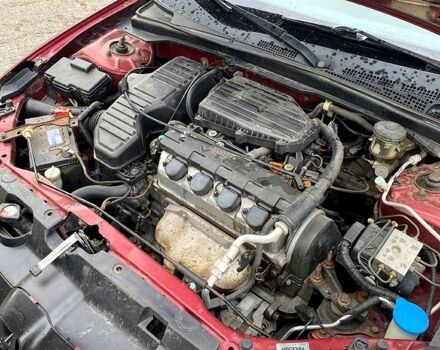 Красный Хонда Цивик, объемом двигателя 1.6 л и пробегом 160 тыс. км за 4300 $, фото 6 на Automoto.ua