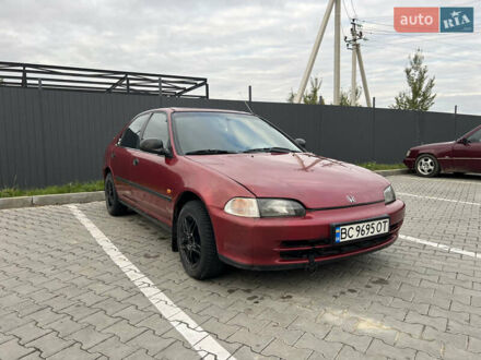 Хонда Сівік 1993 у Городке на Automoto.ua Червоний Хонда Сівік, об'ємом двигуна 1.5 л та пробігом 401 тис. км за 2500 $, фото 1 на Automoto.ua