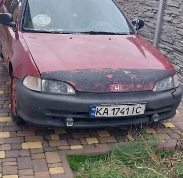 Красный Хонда Цивик, объемом двигателя 1.44 л и пробегом 467 тыс. км за 1800 $, фото 1 на Automoto.ua