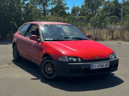 Красный Хонда Цивик, объемом двигателя 1.3 л и пробегом 390 тыс. км за 2300 $, фото 1 на Automoto.ua