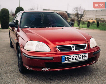 Червоний Хонда Сівік, об'ємом двигуна 1.4 л та пробігом 222 тис. км за 2800 $, фото 1 на Automoto.ua