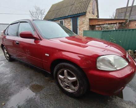 Красный Хонда Цивик, объемом двигателя 1.5 л и пробегом 346 тыс. км за 2200 $, фото 1 на Automoto.ua