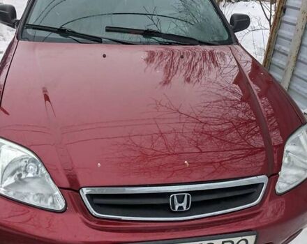 Красный Хонда Цивик, объемом двигателя 1.49 л и пробегом 370 тыс. км за 3500 $, фото 1 на Automoto.ua