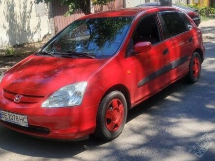 Червоний Хонда Сівік, об'ємом двигуна 1.4 л та пробігом 184 тис. км за 3500 $, фото 1 на Automoto.ua