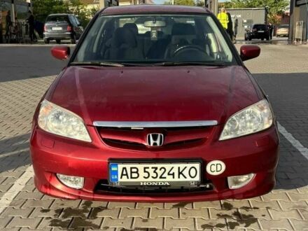 Красный Хонда Цивик, объемом двигателя 1.6 л и пробегом 424 тыс. км за 3000 $, фото 1 на Automoto.ua