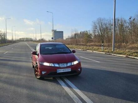 Хонда Цивик 2006 в Хмельницком на Automoto.ua Красный Хонда Цивик, объемом двигателя 1.8 л и пробегом 245 тыс. км за 4800 $, фото 1 на Automoto.ua
