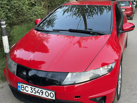 Красный Хонда Цивик, объемом двигателя 2.2 л и пробегом 298 тыс. км за 6666 $, фото 1 на Automoto.ua