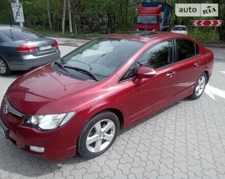 Красный Хонда Цивик, объемом двигателя 1.8 л и пробегом 230 тыс. км за 7200 $, фото 1 на Automoto.ua