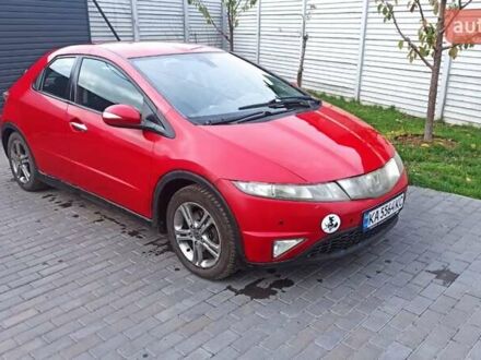 Красный Хонда Цивик, объемом двигателя 1.8 л и пробегом 175 тыс. км за 6400 $, фото 1 на Automoto.ua