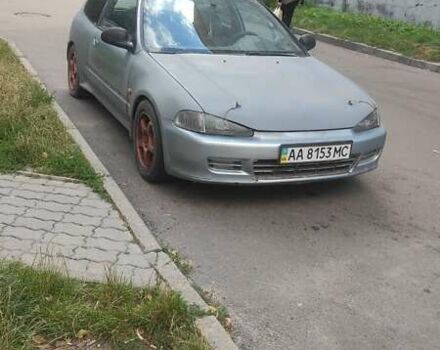 Серый Хонда Цивик, объемом двигателя 1.3 л и пробегом 280 тыс. км за 2000 $, фото 2 на Automoto.ua