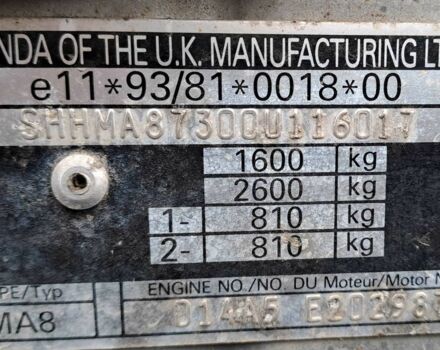Серый Хонда Цивик, объемом двигателя 1.4 л и пробегом 1000 тыс. км за 506 $, фото 7 на Automoto.ua