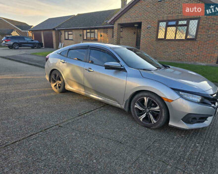 Серый Хонда Цивик, объемом двигателя 1.5 л и пробегом 178 тыс. км за 10500 $, фото 1 на Automoto.ua