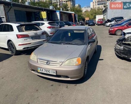 Серый Хонда Цивик, объемом двигателя 1.7 л и пробегом 225 тыс. км за 3800 $, фото 1 на Automoto.ua