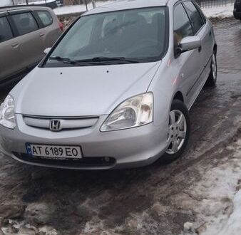 Серый Хонда Цивик, объемом двигателя 1.4 л и пробегом 240 тыс. км за 3950 $, фото 1 на Automoto.ua