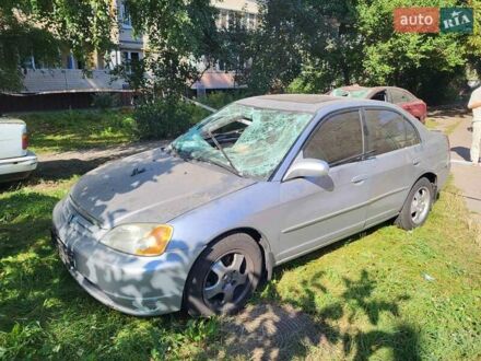 Сірий Хонда Сівік, об'ємом двигуна 1.7 л та пробігом 200 тис. км за 1600 $, фото 1 на Automoto.ua