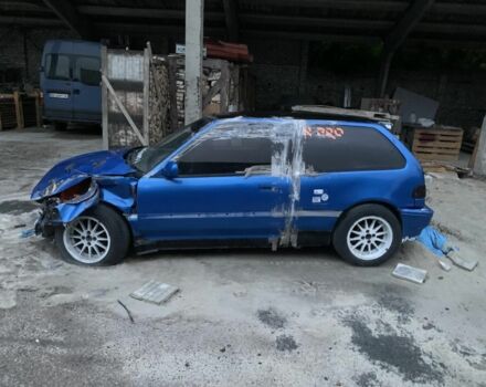 Синій Хонда Сівік, об'ємом двигуна 1 л та пробігом 130 тис. км за 500 $, фото 1 на Automoto.ua