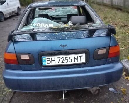 Синий Хонда Цивик, объемом двигателя 1.5 л и пробегом 370 тыс. км за 1000 $, фото 1 на Automoto.ua