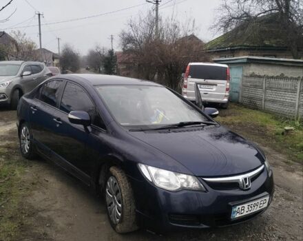 Синий Хонда Цивик, объемом двигателя 1.8 л и пробегом 278 тыс. км за 5000 $, фото 1 на Automoto.ua