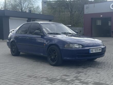 Хонда Цивик 1992 в Запорожье на Automoto.ua Синий Хонда Цивик, объемом двигателя 1.6 л и пробегом 326 тыс. км за 2800 $, фото 1 на Automoto.ua