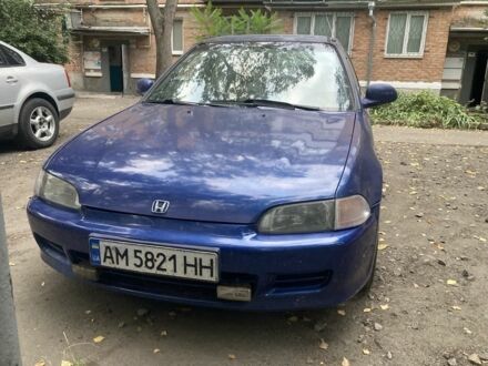 Синій Хонда Сівік, об'ємом двигуна 1.5 л та пробігом 399 тис. км за 1300 $, фото 1 на Automoto.ua