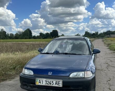 Синий Хонда Цивик, объемом двигателя 1.5 л и пробегом 473 тыс. км за 1500 $, фото 1 на Automoto.ua