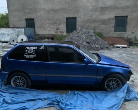 Синий Хонда Цивик, объемом двигателя 1 л и пробегом 130 тыс. км за 500 $, фото 1 на Automoto.ua