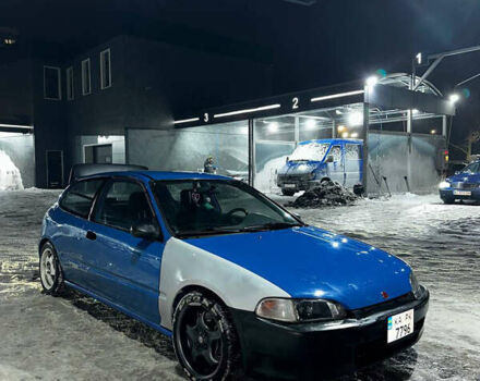 Синий Хонда Цивик, объемом двигателя 2 л и пробегом 375 тыс. км за 6600 $, фото 1 на Automoto.ua