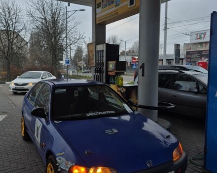 Синий Хонда Цивик, объемом двигателя 1.5 л и пробегом 275 тыс. км за 2000 $, фото 1 на Automoto.ua