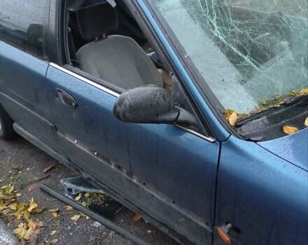 Синий Хонда Цивик, объемом двигателя 1.5 л и пробегом 370 тыс. км за 1000 $, фото 1 на Automoto.ua