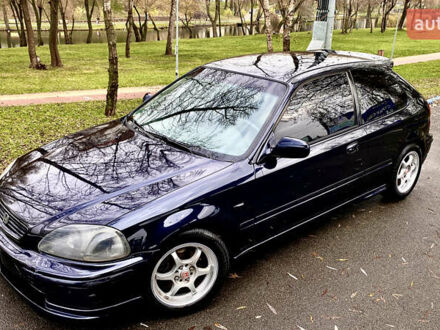 Синий Хонда Цивик, объемом двигателя 1.4 л и пробегом 570 тыс. км за 4300 $, фото 1 на Automoto.ua