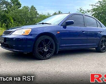 Синій Хонда Сівік, об'ємом двигуна 1.7 л та пробігом 262 тис. км за 1300 $, фото 1 на Automoto.ua