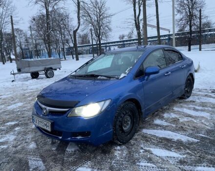 Синий Хонда Цивик, объемом двигателя 1.8 л и пробегом 220 тыс. км за 4650 $, фото 1 на Automoto.ua