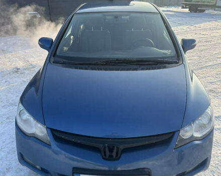 Синий Хонда Цивик, объемом двигателя 1.8 л и пробегом 220 тыс. км за 5000 $, фото 1 на Automoto.ua