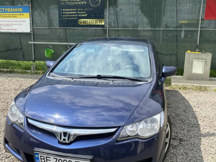 Синий Хонда Цивик, объемом двигателя 1.8 л и пробегом 340 тыс. км за 4600 $, фото 1 на Automoto.ua