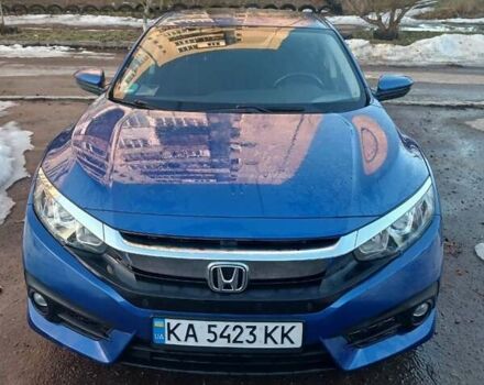 Синий Хонда Цивик, объемом двигателя 1.6 л и пробегом 105 тыс. км за 16000 $, фото 1 на Automoto.ua