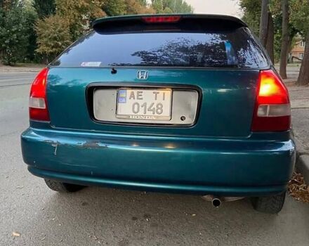 Зеленый Хонда Цивик, объемом двигателя 1.4 л и пробегом 234 тыс. км за 3100 $, фото 6 на Automoto.ua