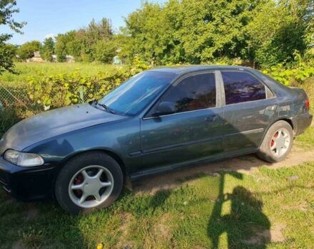 Зеленый Хонда Цивик, объемом двигателя 1 л и пробегом 285 тыс. км за 2000 $, фото 1 на Automoto.ua