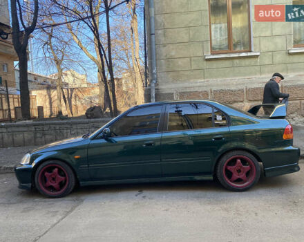 Зеленый Хонда Цивик, объемом двигателя 1.4 л и пробегом 249 тыс. км за 4150 $, фото 4 на Automoto.ua