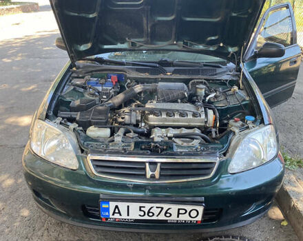 Зеленый Хонда Цивик, объемом двигателя 1.4 л и пробегом 249 тыс. км за 4150 $, фото 6 на Automoto.ua