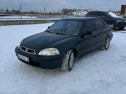 Зеленый Хонда Цивик, объемом двигателя 1.5 л и пробегом 274 тыс. км за 3300 $, фото 1 на Automoto.ua