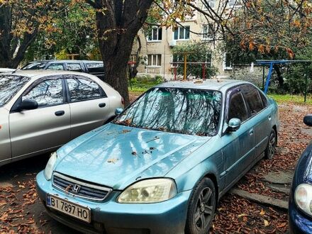 Зеленый Хонда Цивик, объемом двигателя 1.6 л и пробегом 240 тыс. км за 1700 $, фото 1 на Automoto.ua