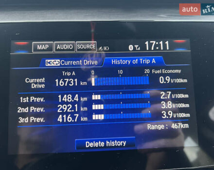 Черный Хонда Клерити, объемом двигателя 1.5 л и пробегом 131 тыс. км за 18500 $, фото 8 на Automoto.ua